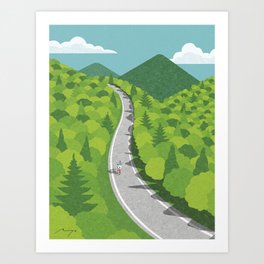 Going Uphill (2017) Art Print