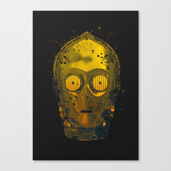 C3PO Splash Canvas Print