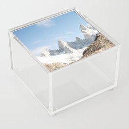 Argentina Photography - Tall Mountains Among The Clouds Acrylic Box