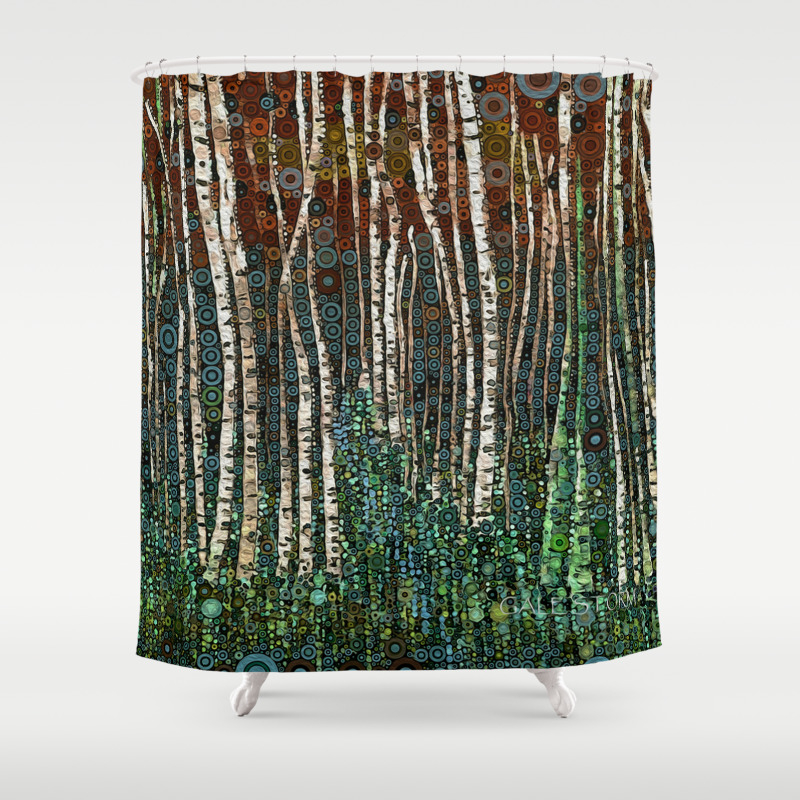 Wild In The Woods Shower Curtain By Stormyartworks Society6