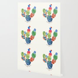 Colorful and abstract cactus Wallpaper