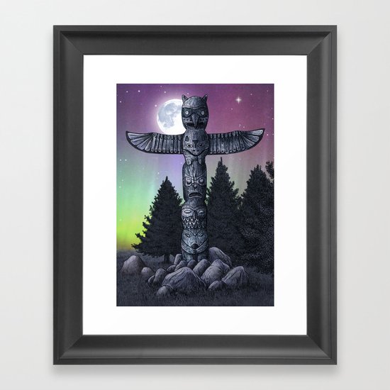 Northern Sky Framed Art Print