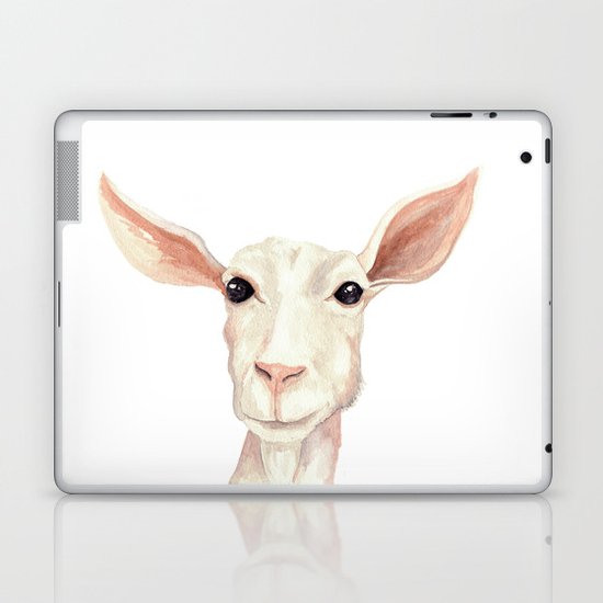 Watercolor Billy Goat Laptop & iPad Skin