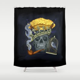 Game of king (War) Shower Curtain