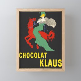 Chocolat Klaus by Leonetto Cappiello Framed Mini Art Print