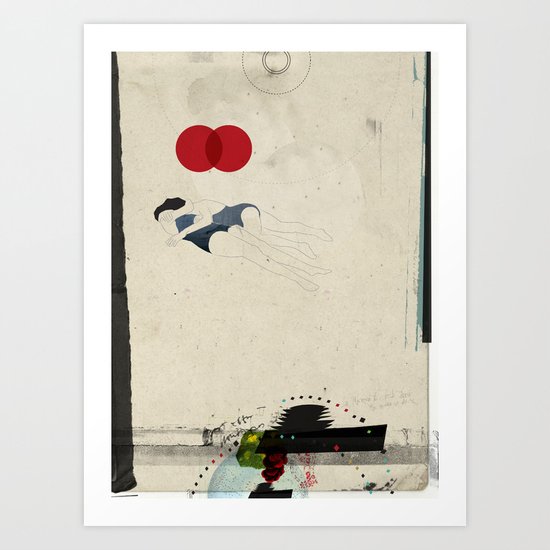 La présence de cette femme me donne la paix Art Print