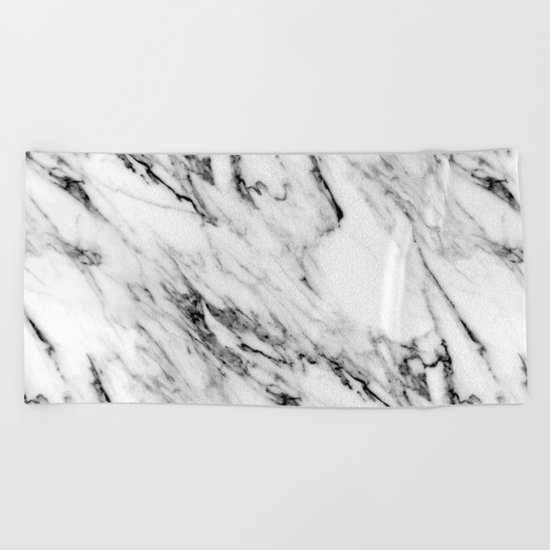 Classic Marble Beach Towel