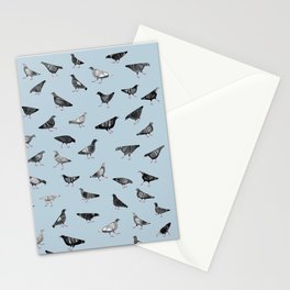 Pigeons Doing Pigeon Things Stationery Cards