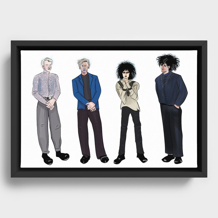 Siouxsie and the Banshees Framed Canvas