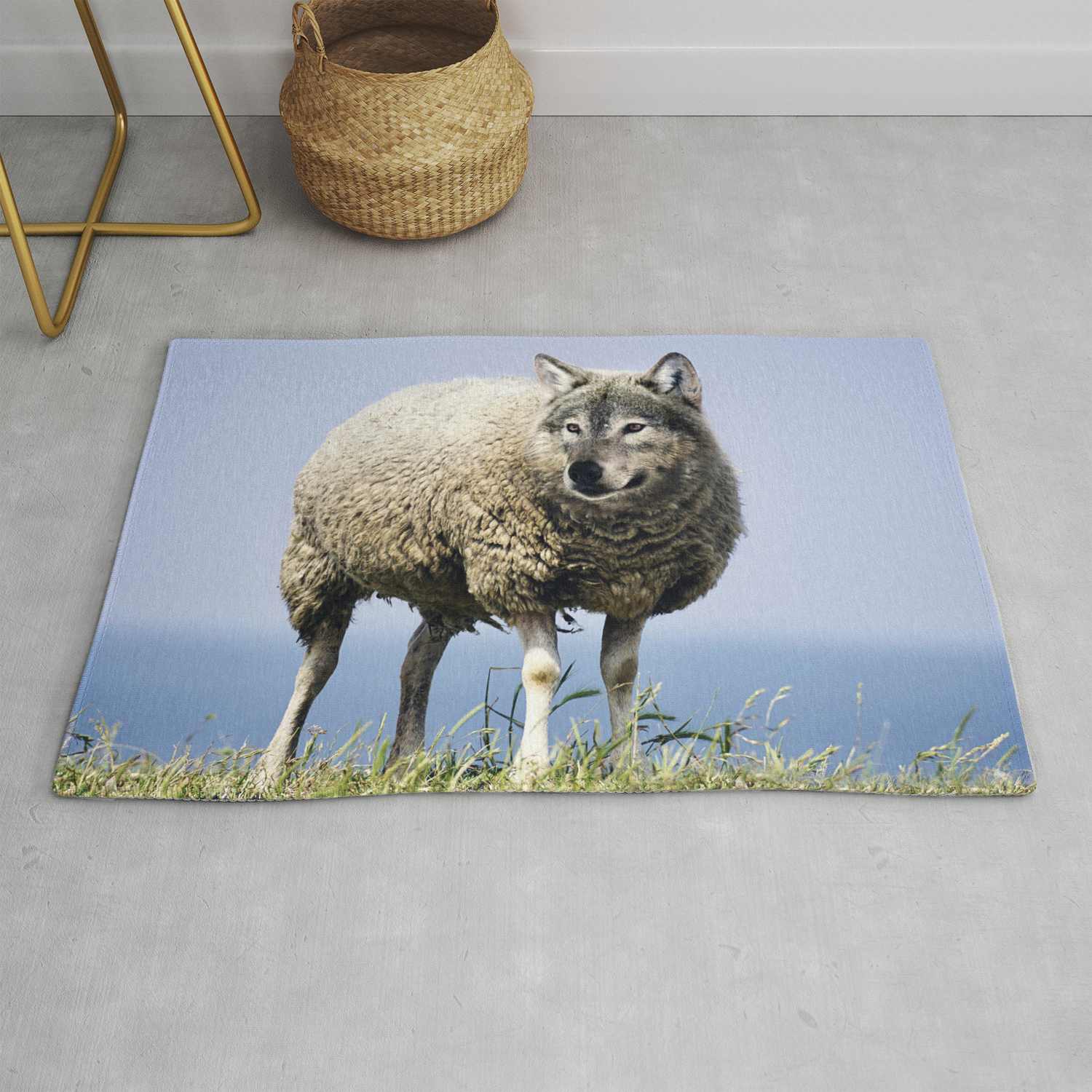 Wolf In Sheep S Clothing Rug By Dohshin Society6