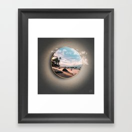 Portal Playa Framed Art Print