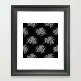 Palm leaf pattern Framed Art Print
