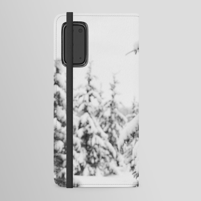White winter Android Wallet Case