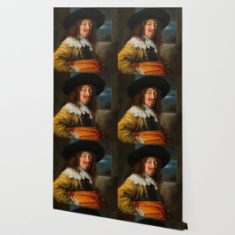 Portrait of a Member of the Guard by Frans Hals Wallpaper