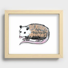 Awesome Possum  Recessed Framed Print