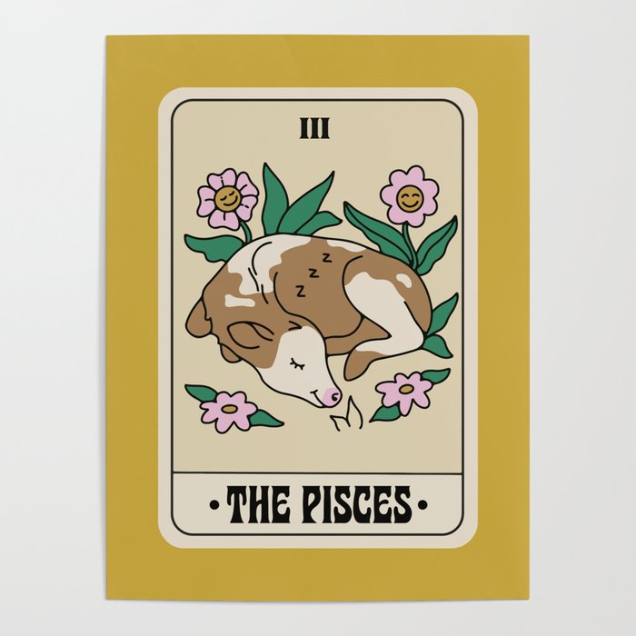 Pisces Tarot Poster