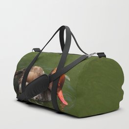 redhead canvas duffle bag