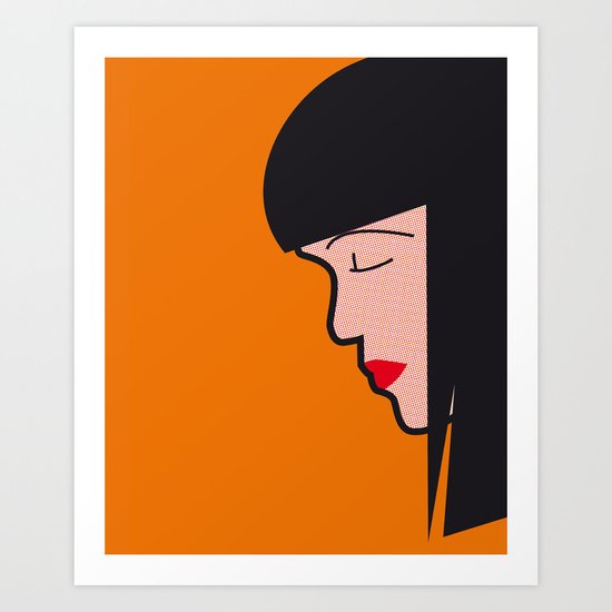 Pop Icon - Mia Art Print