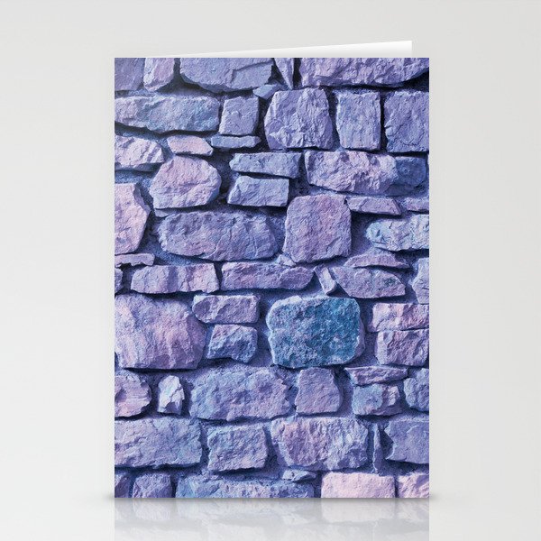 Very Peri Stone Wall #1 #wall #art #society6 Stationery Cards