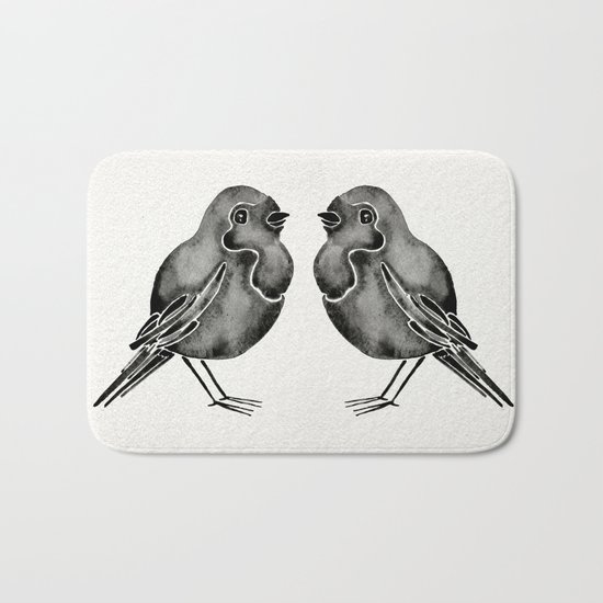 Little Blackbirds Bath Mat