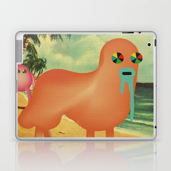 BeacH_PostCArD Laptop & iPad Skin