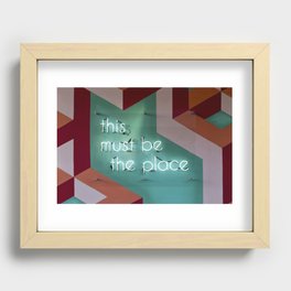 Right Here Recessed Framed Print