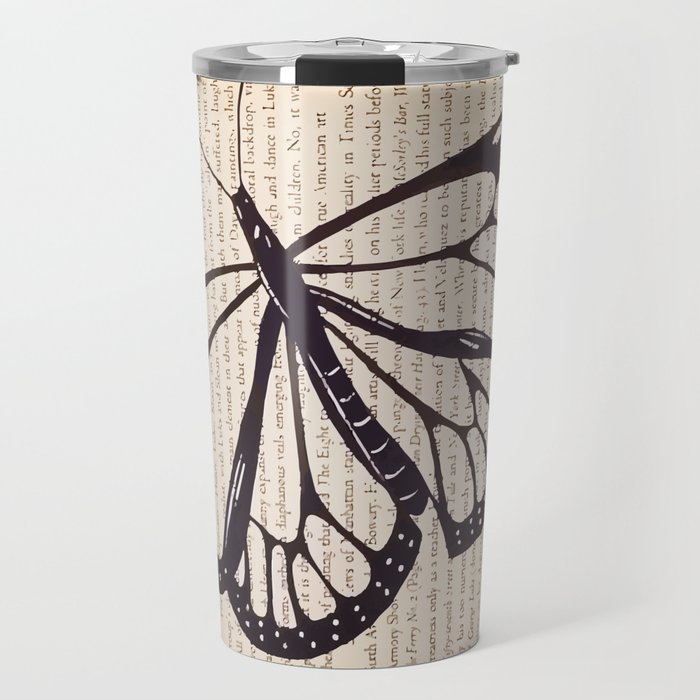 Butterfly in a Book Travel Mug