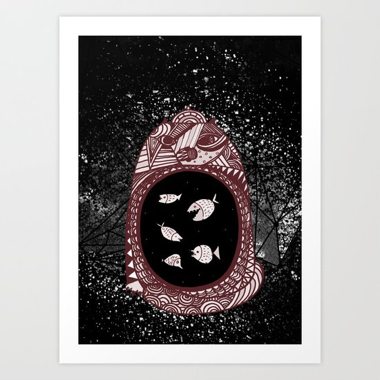 sky aquarium Art Print