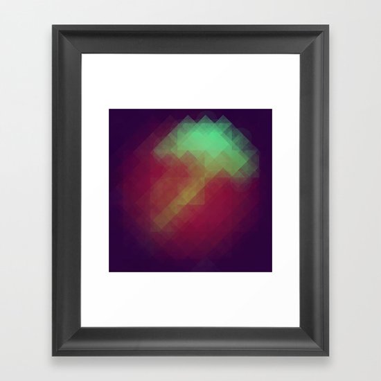 Jelly Pixel Framed Art Print