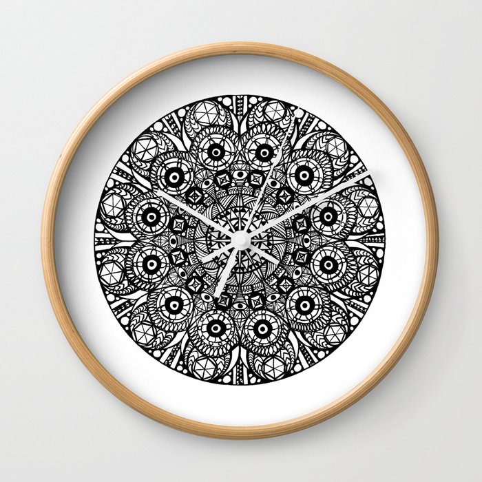Mandala 1 Wall Clock
