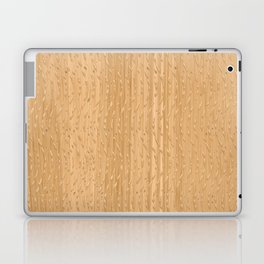 Light brown engraved wood board Laptop Skin