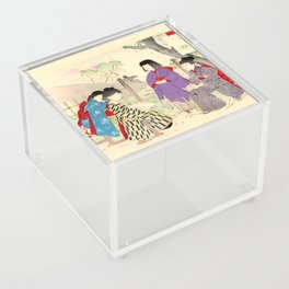 Little Girls Singing (Miyagawa Shuntei) Acrylic Box
