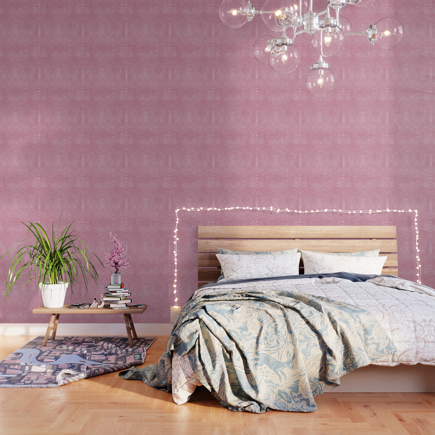 Pastel Pink Glitter Wallpaper