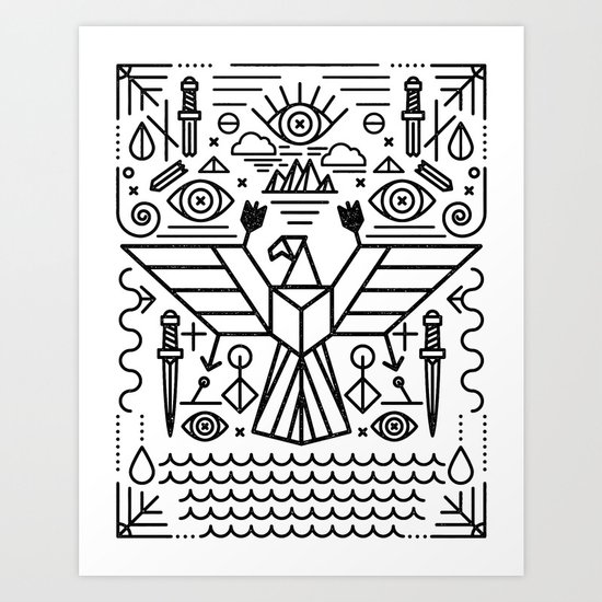 Secret Eagle Art Print