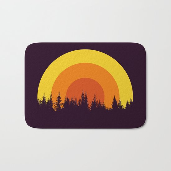 summer mountain Bath Mat