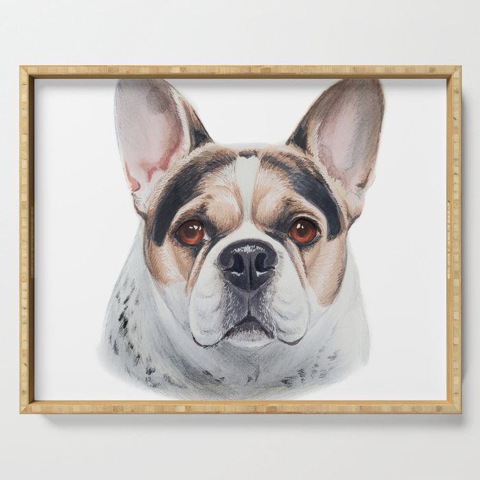 French Bull Dog 2 Serving Tray