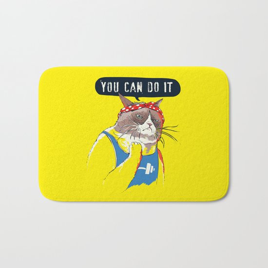 YOU CAN DO IT Bath Mat