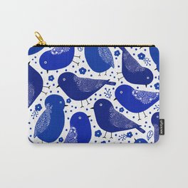 Blue Birds Carry-All Pouch