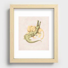 In the Jungle Recessed Framed Print