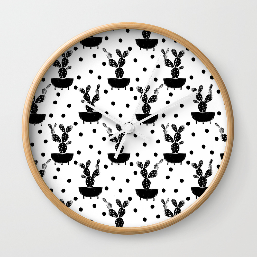 Cactus Linocut Houseplant Cute Black And White Must Have Trendy