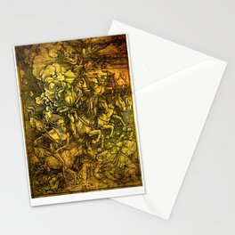 The Four Horsemen of the Apocalypse by Albrecht Durer Stationery Card