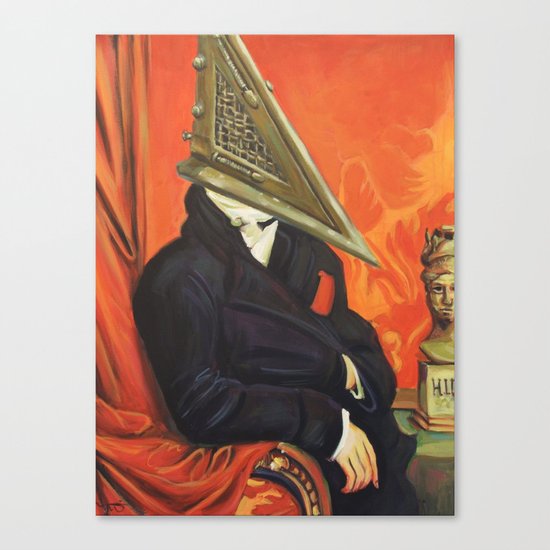 Baron Pyramid Head Canvas Print