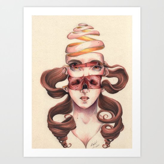 De-Fruit Art Print