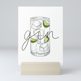 Gin and Tonic Digital Mini Art Print
