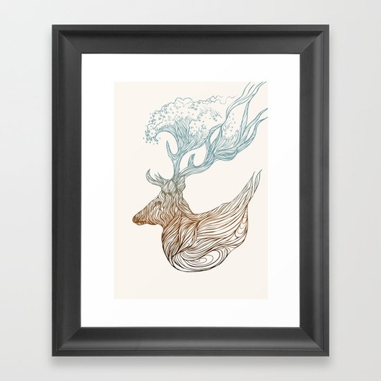 To The Ocean Framed Art Print