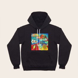 Original Chalk Pastel Illustration by Jenny Manno Hoody