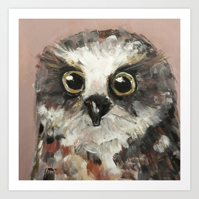 Nursery Art Nursery Decor Baby Owl Art Print By Kimberlybella