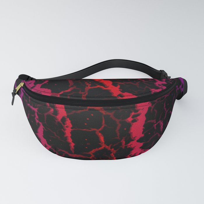 Cracked Space Lava - Purple/Red Fanny Pack