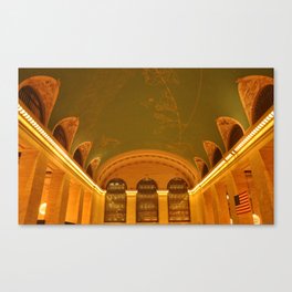 Grand Central Ceiling Canvas Print