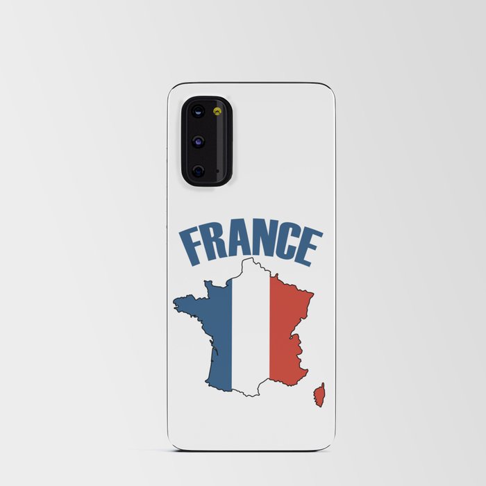 France Map - French Flag Francophile Android Card Case